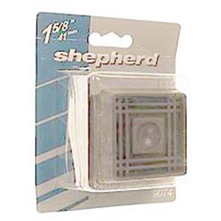Shepherd Hardware 4 Count 213 in Brown Square Cushioned Rubber Caster Cups 9076